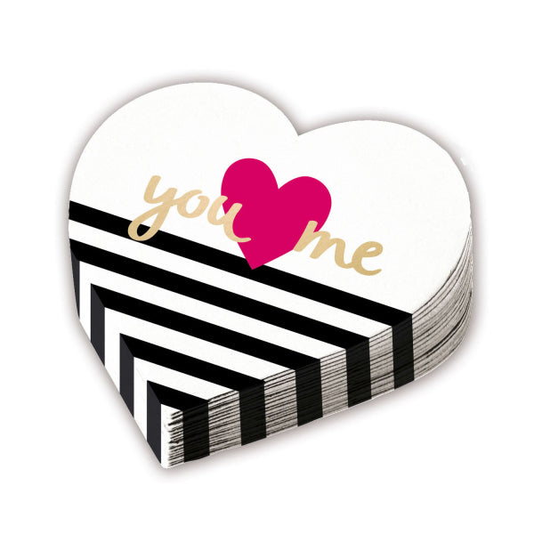 Paper napkins Everyday Love, heart shaped, 32 cm, 12 pcs Unique