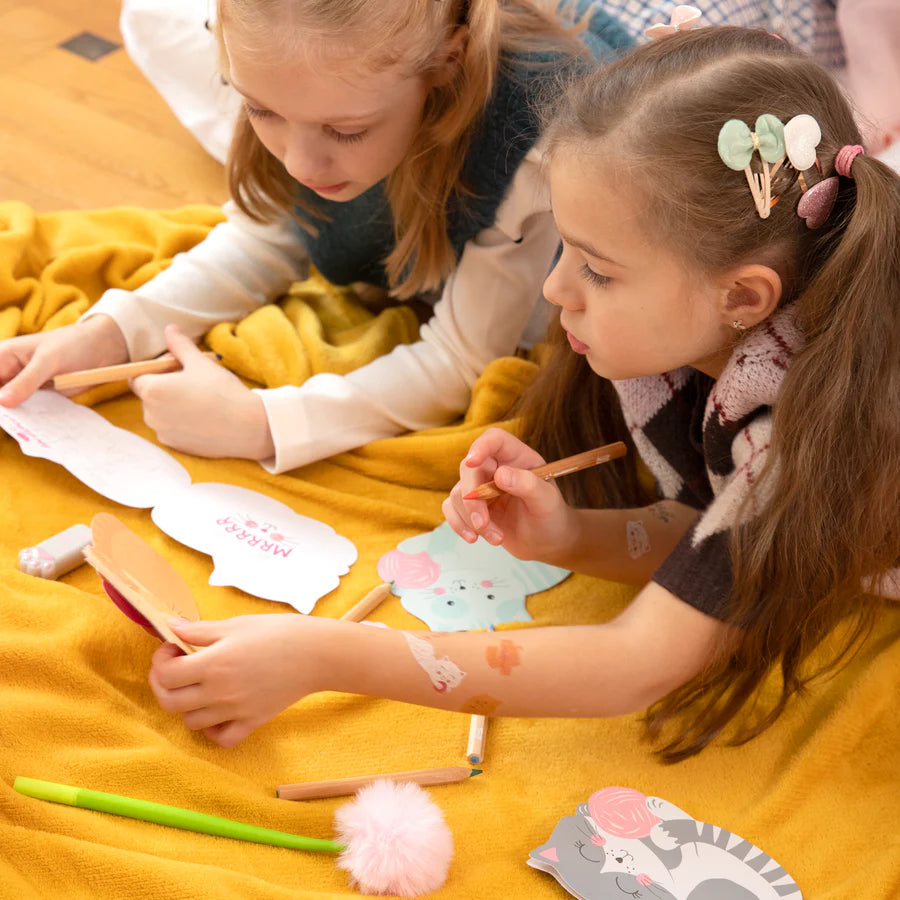 Invitation to the Cats party 6pcs set PartyPal