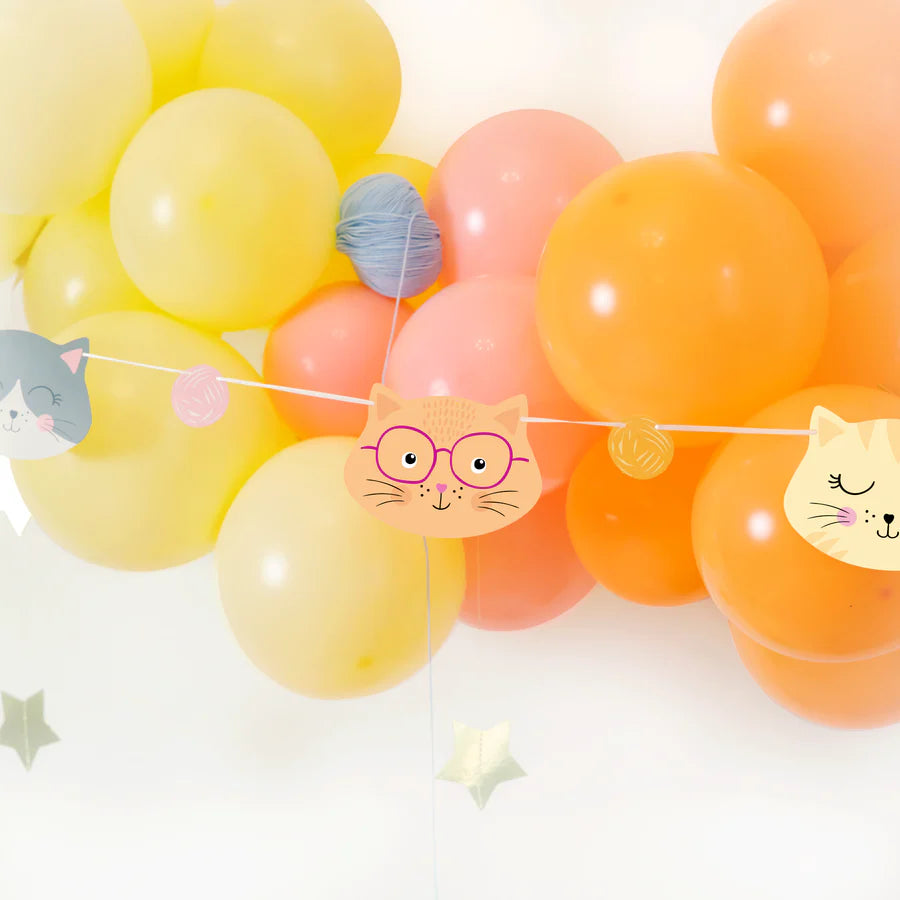 Paper Garland Cats, 150x11 cm PartyPal