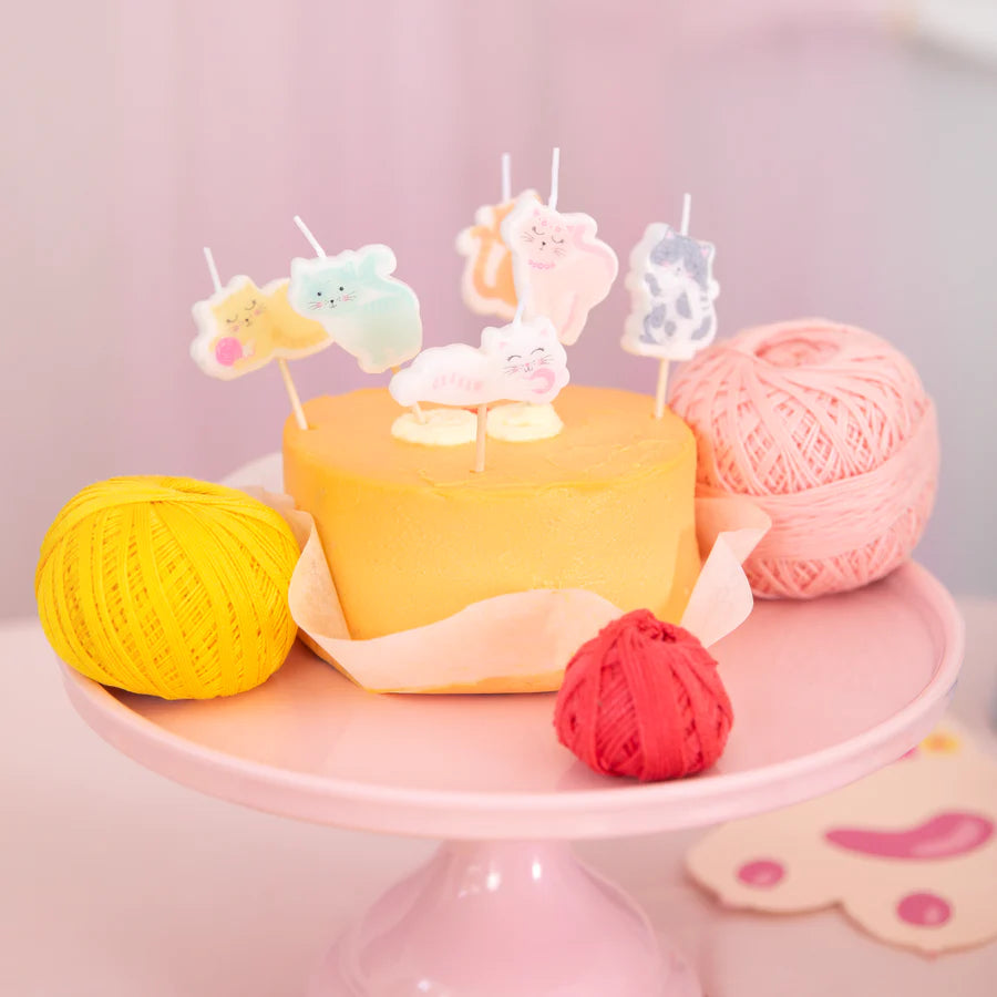 Velas, Gatos, 2-3,5 cm, 6 uds.