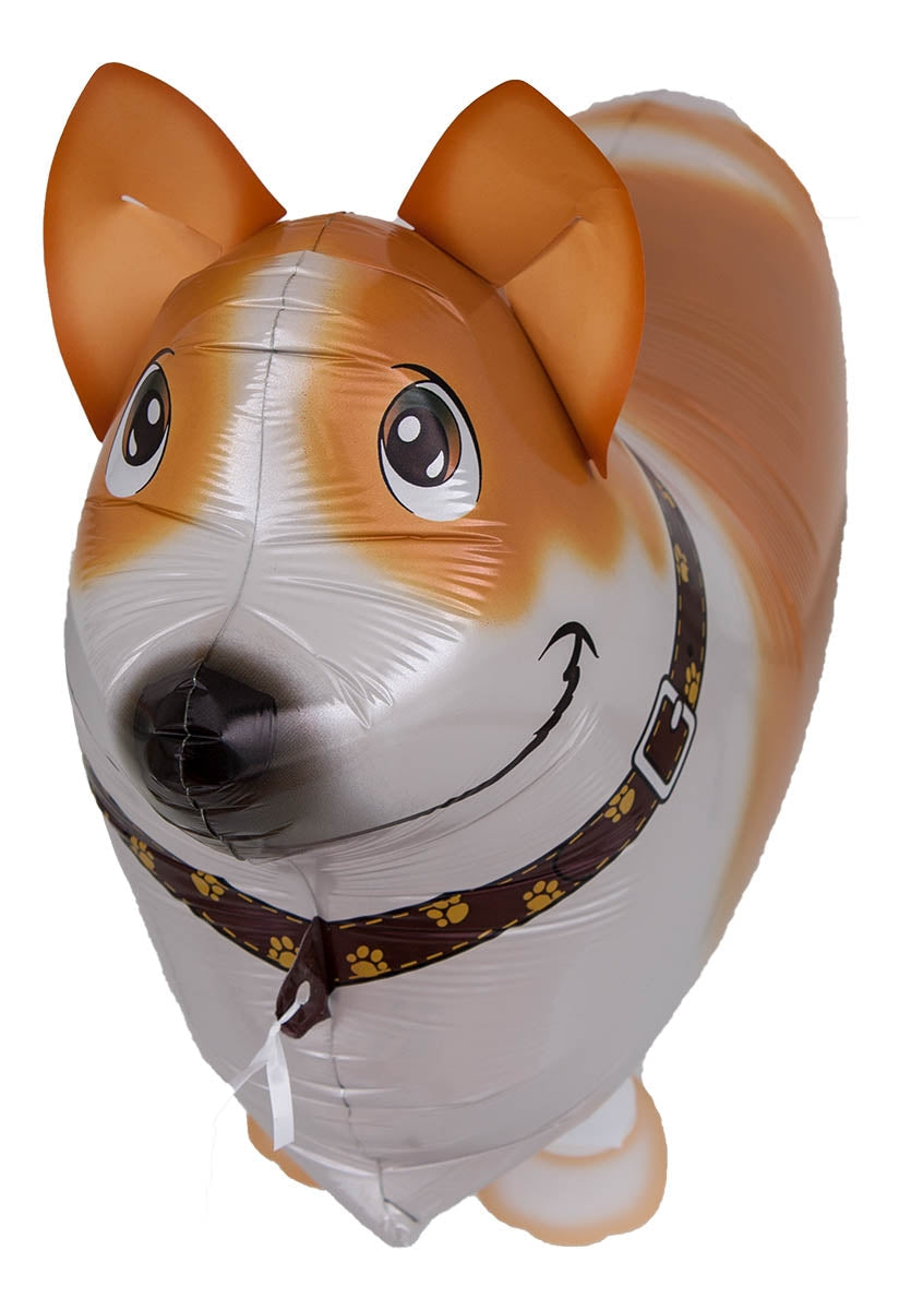 Foil Balloon Walking Dog Corgi, 54 cm foil