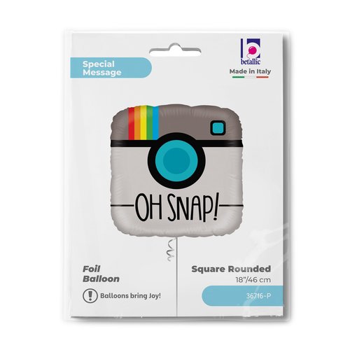Foil Balloon Oh Snap! 18" / 46 cm Grabo