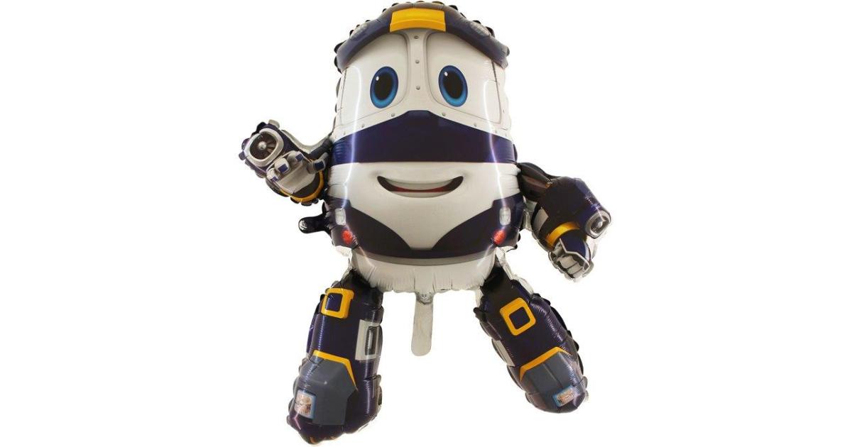 Foil Balloon Robot Train - Kay, 35" / 88 cm Grabo