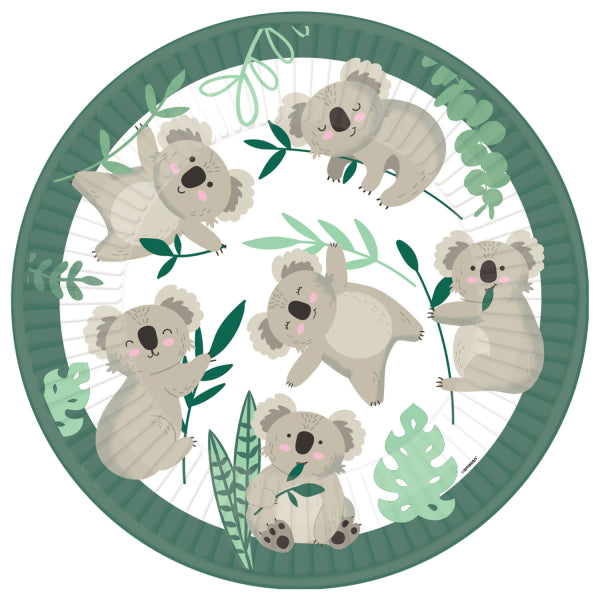 Paper plates Koala, 23 cm, 8 pcs