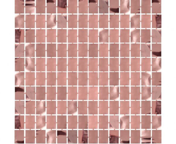 Party backdrop, rose gold squares, 100 x 200 cm Godan