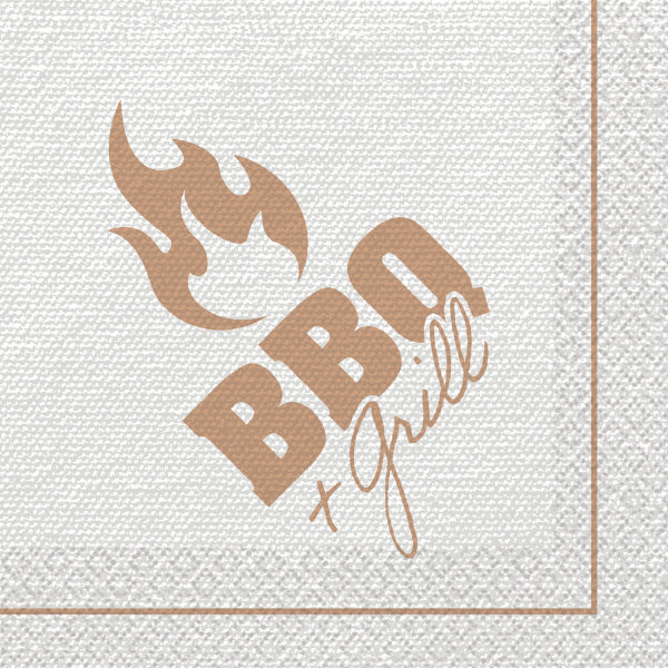 Paper napkins BBQ & Grill Party, 33 x 33 cm, 16 pcs Unique
