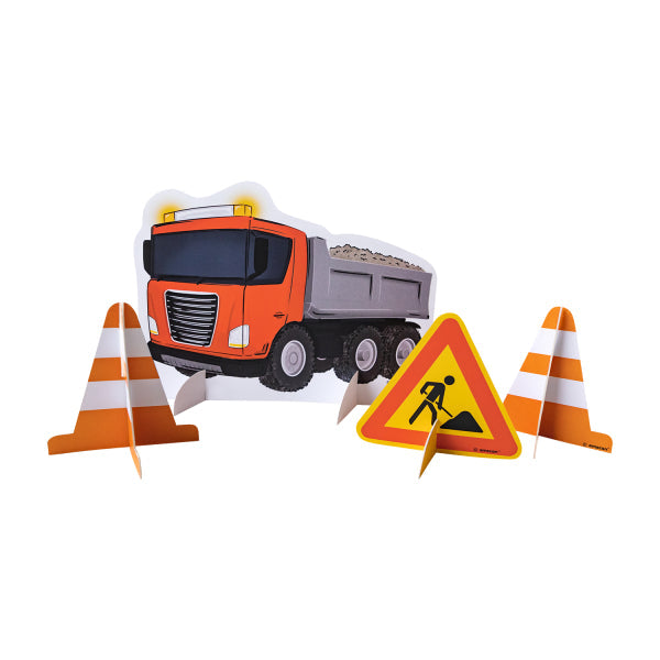 Table Decoration Kit Construction Unique