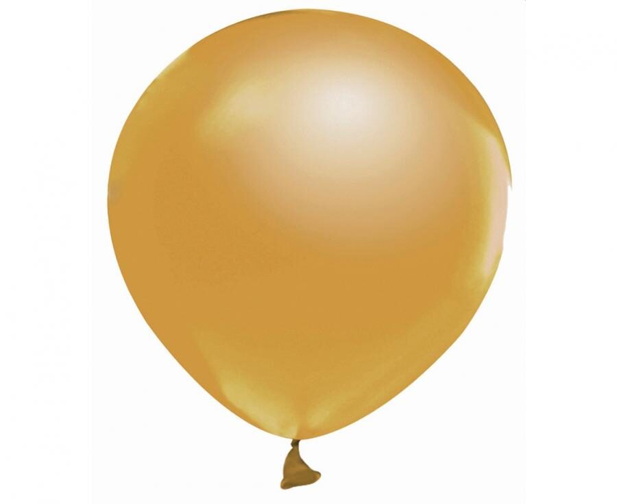 Beauty & Charm latex balloons, metallic gold, 5"/ 13 cm, 20 pcs. Godan