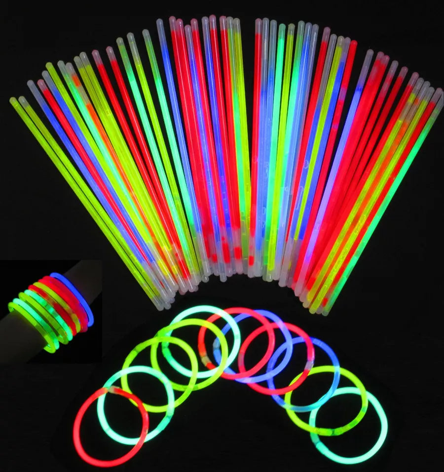 Glow Sticks, Fluorescent bracelets 50 pcs. PartyPal