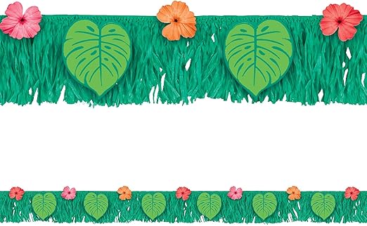 Tropical Fringe, paper/ plastic, 177 x 25 cm Unique