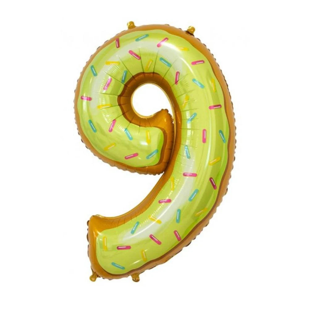 Foil Balloon Number ''9'', 78 cm, cookie Godan