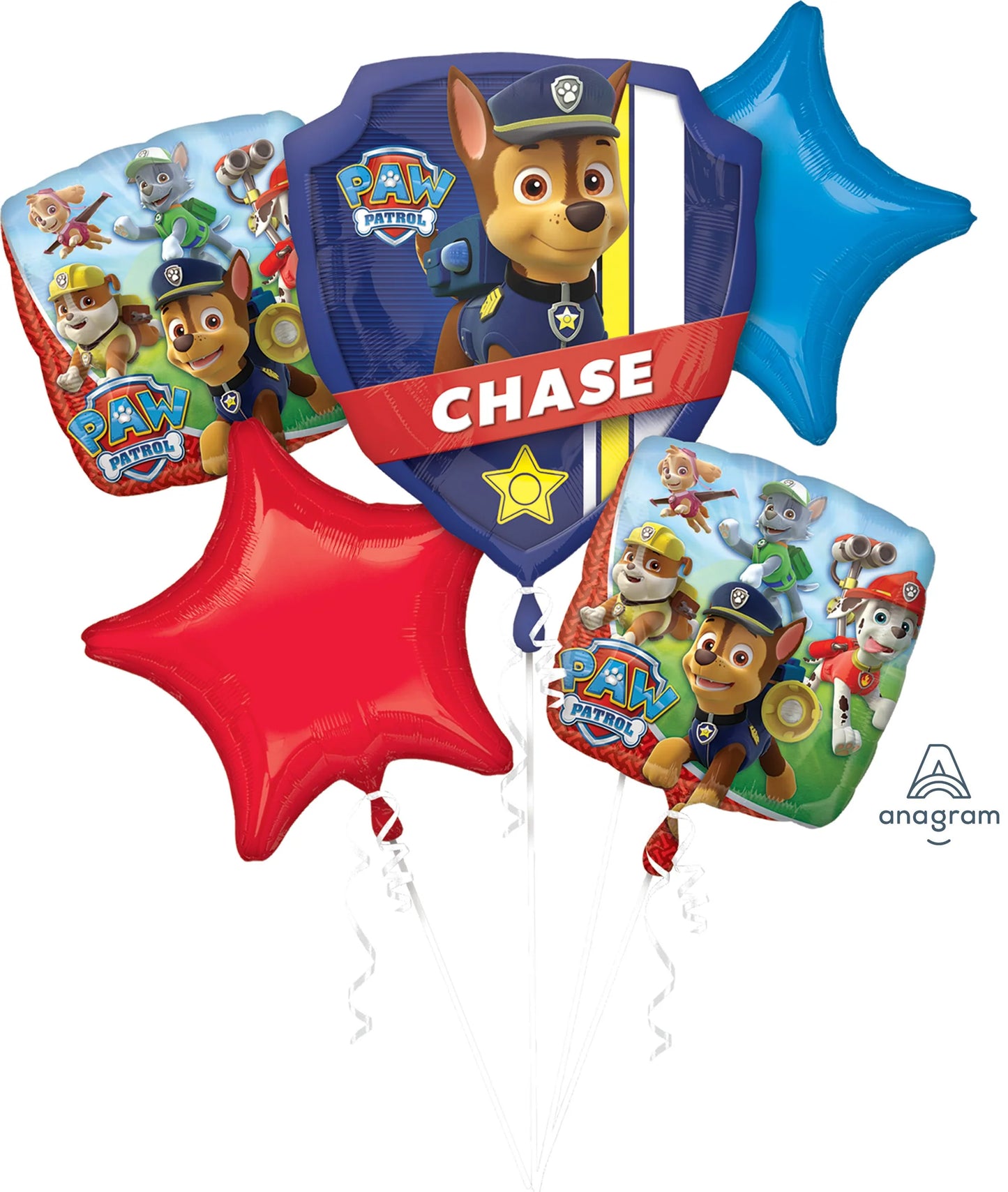 Foil Balloon Paw Patrol, Square. 18" / 46 cm