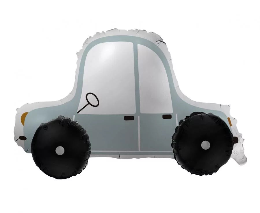 3D foil balloon car, inflate with air, size 72x43x42 cm, ideal for parties and celebrations.