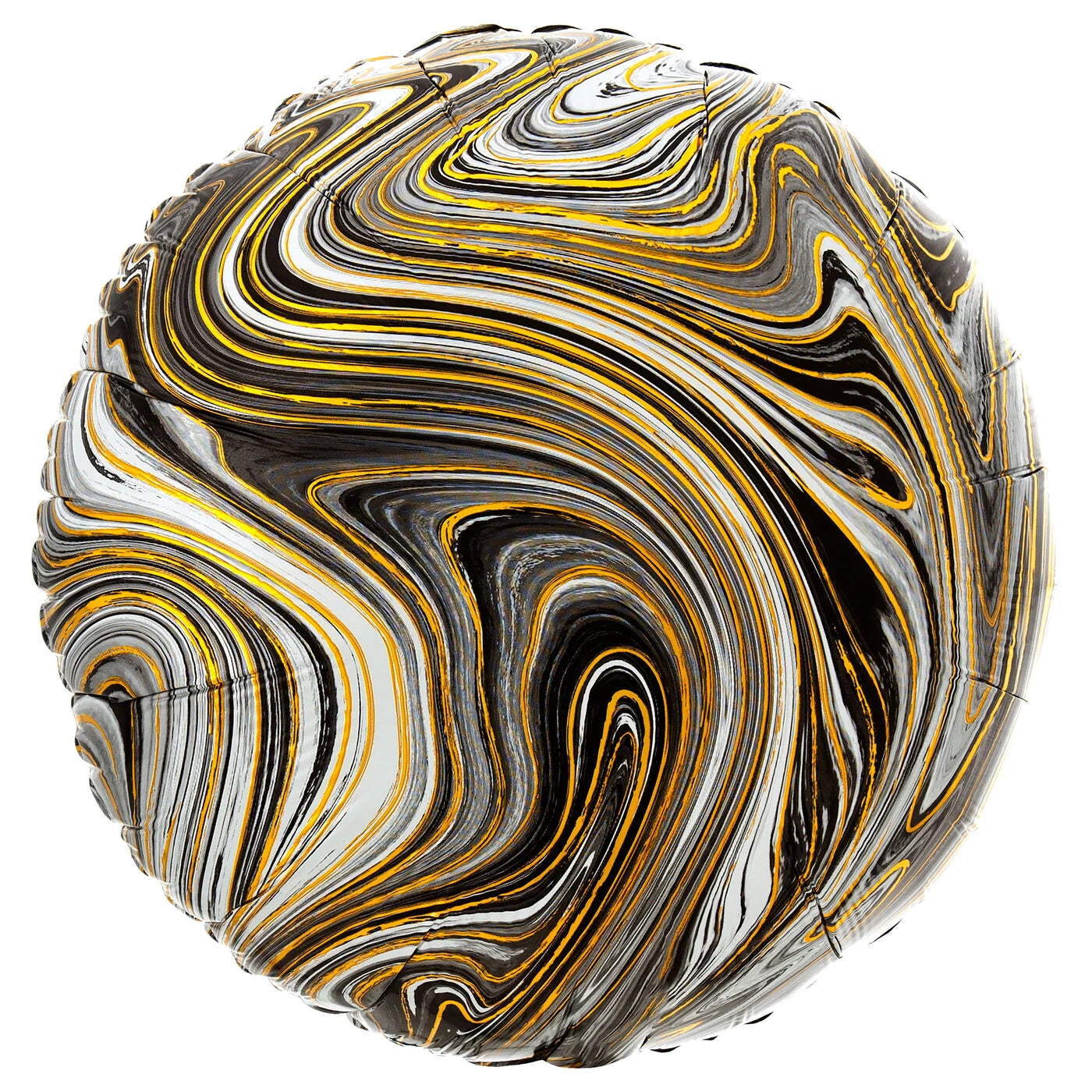 Foil Balloon Marblez Black, 17" / 43 cm Anagram