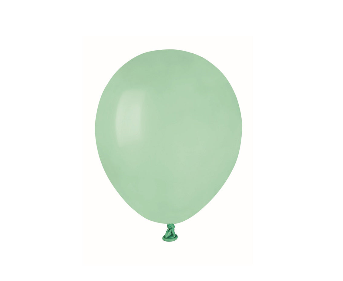Gemar latex balloons, turquoise-green, 5"/ 13 cm, 100 pcs Gemar