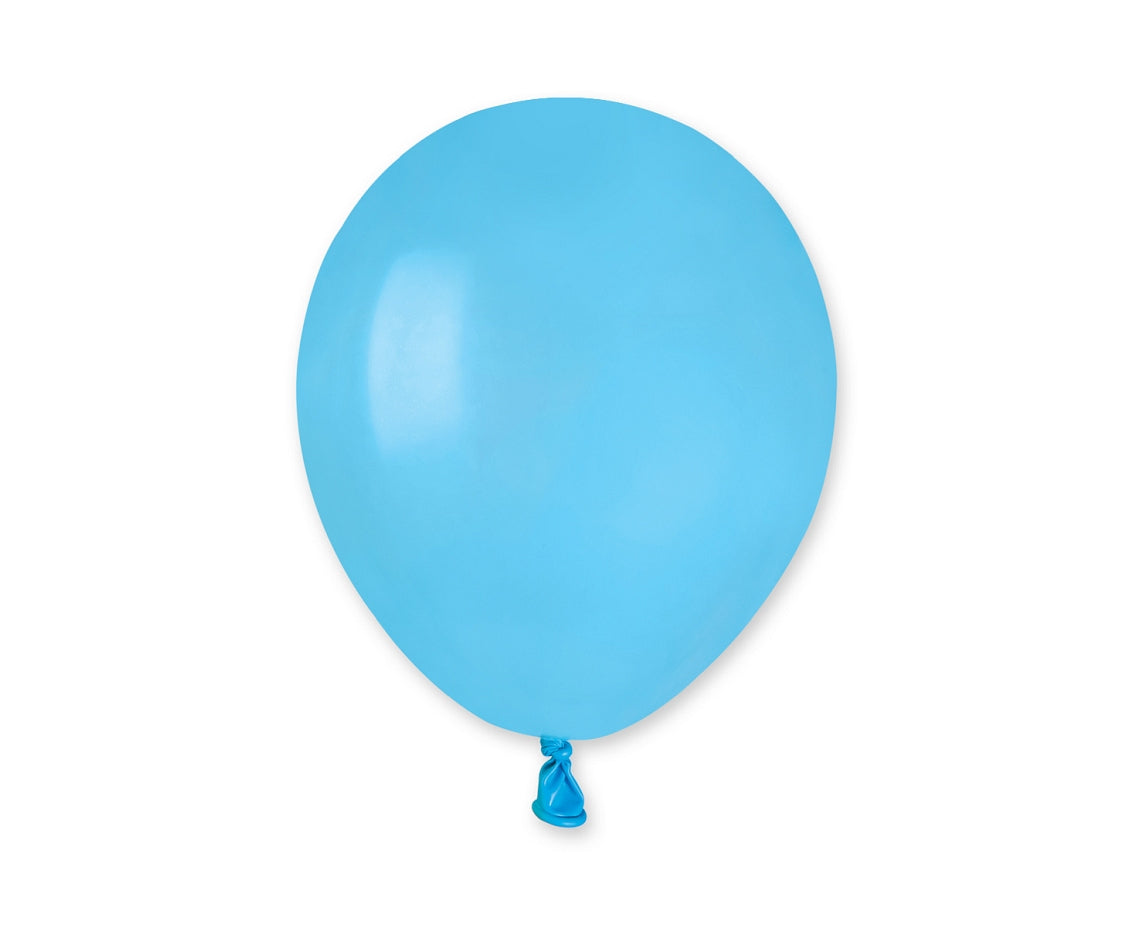 Gemar latex balloons, light blue, 5"/ 13 cm, 100 pcs Gemar