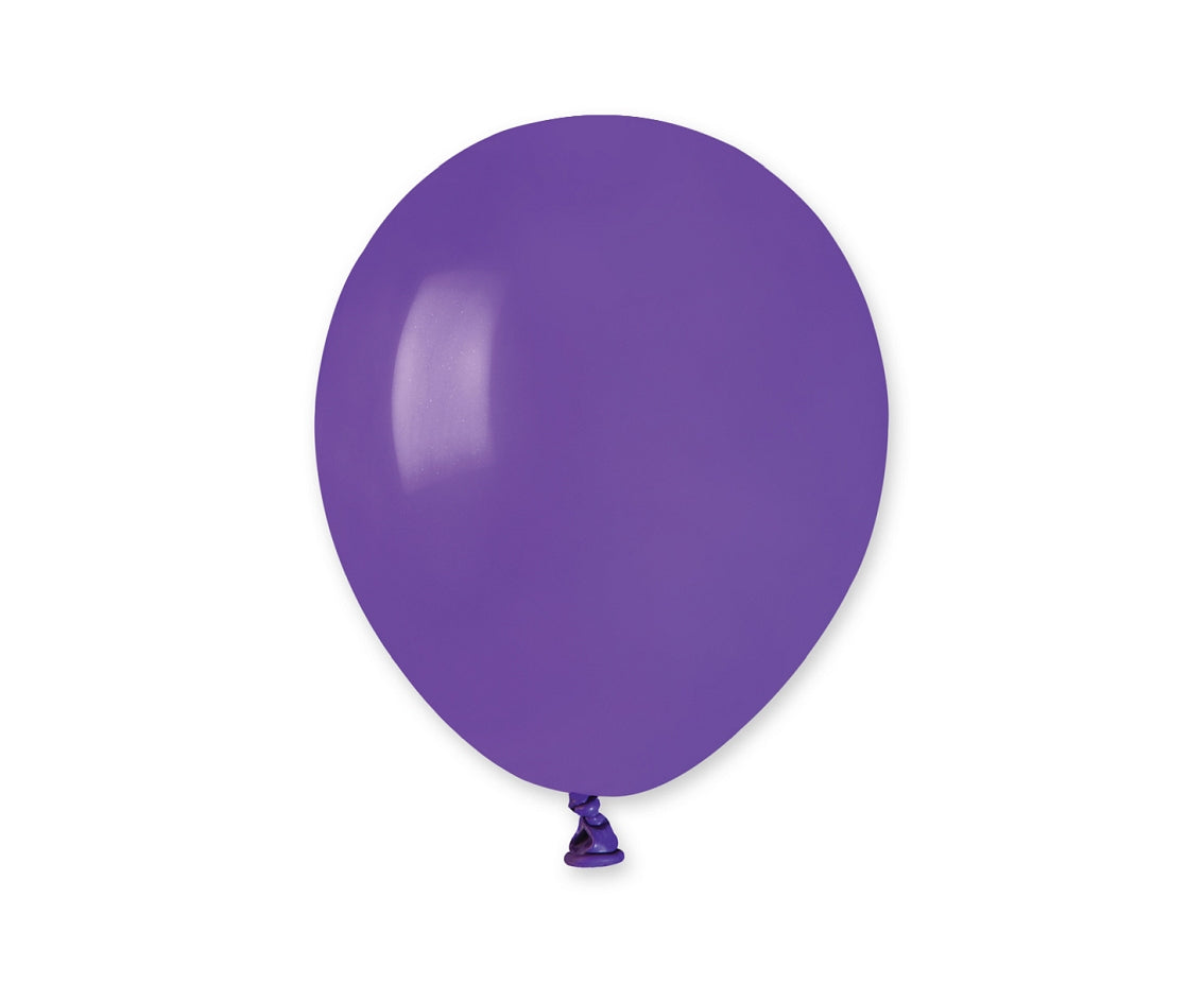 Gemar latex balloons, violet, 5"/ 13 cm, 100 pcs Gemar