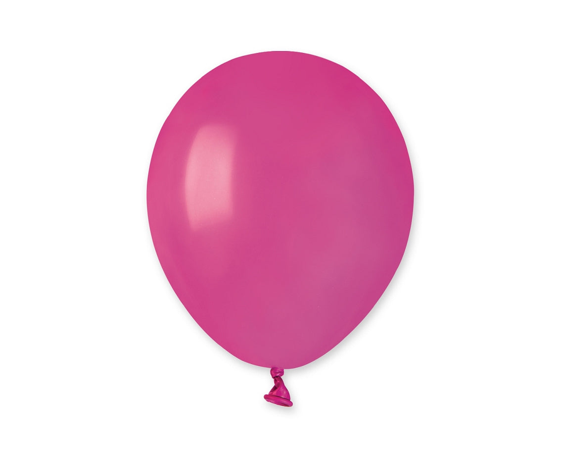 Gemar latex balloons, dark pink, 5"/ 13 cm, 100 pcs Gemar