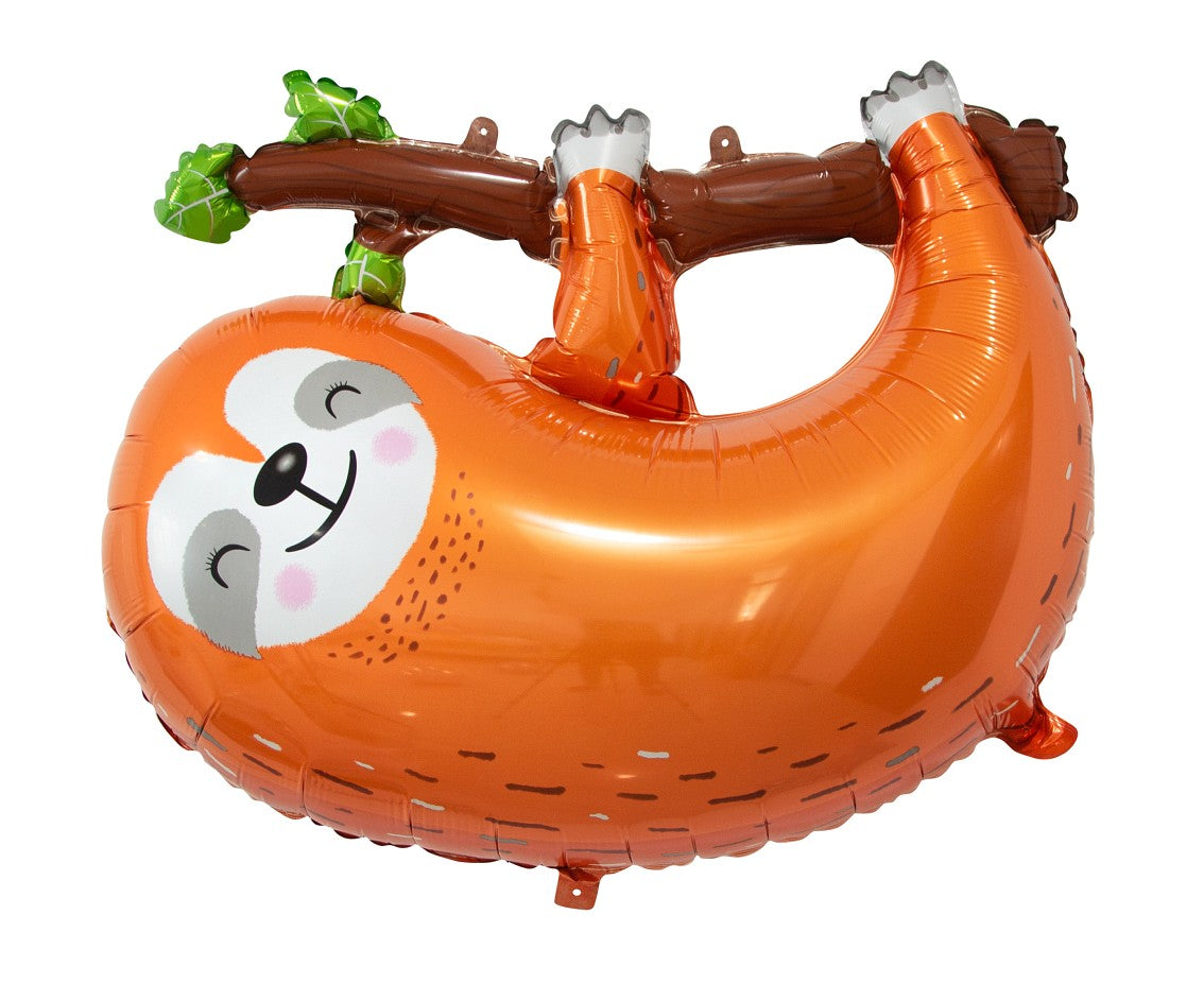 Foil Balloon Sloth, 26x21" / 68x55 cm Godan