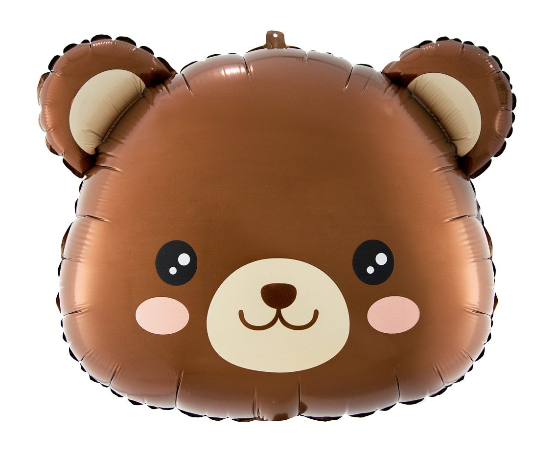 Foil Balloon Bear Head, 19x15" / 48x38 cm Godan