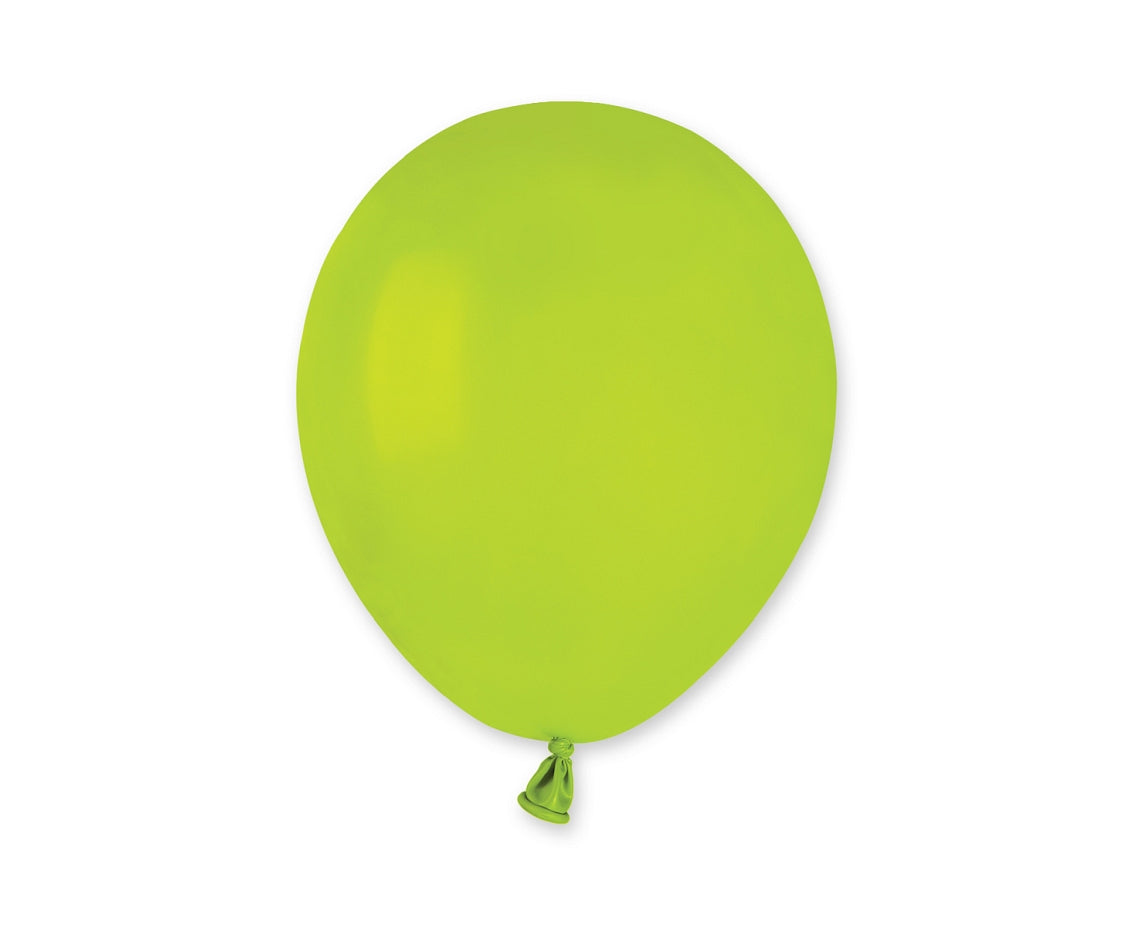 Gemar latex balloons, pistachio, 5"/ 13 cm, 100 pcs Gemar
