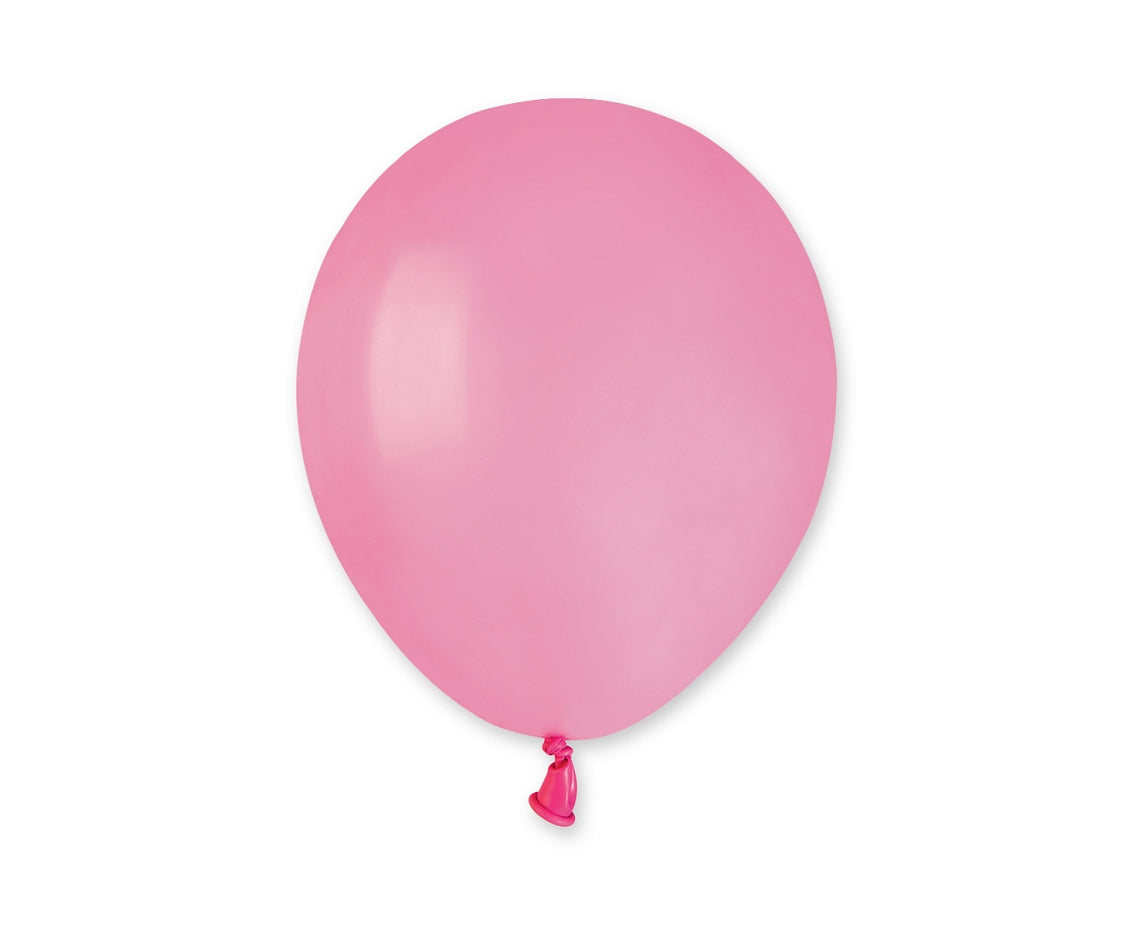 Gemar latex balloons, pink, 5"/ 13 cm, 100 pcs Gemar