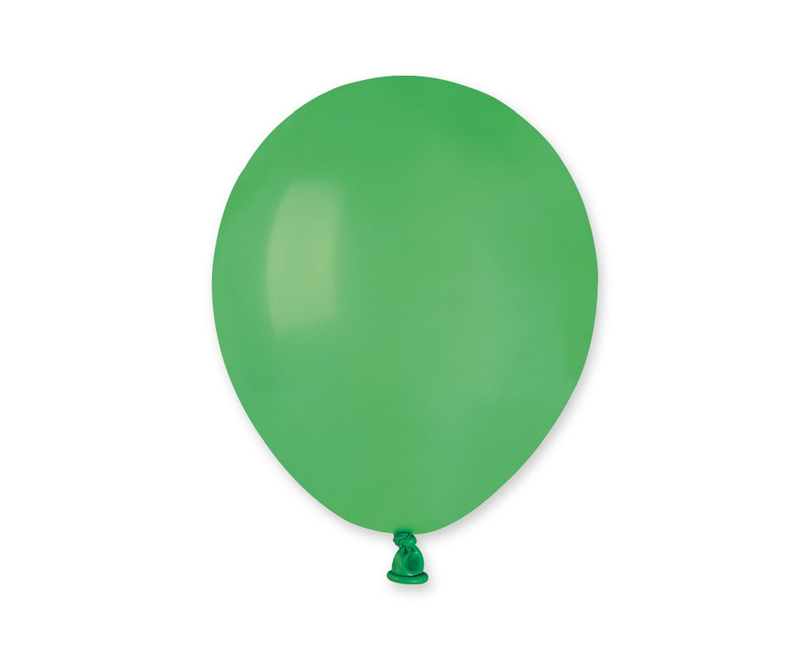 Gemar latex balloons, green, 5"/ 13 cm, 100 pcs Gemar