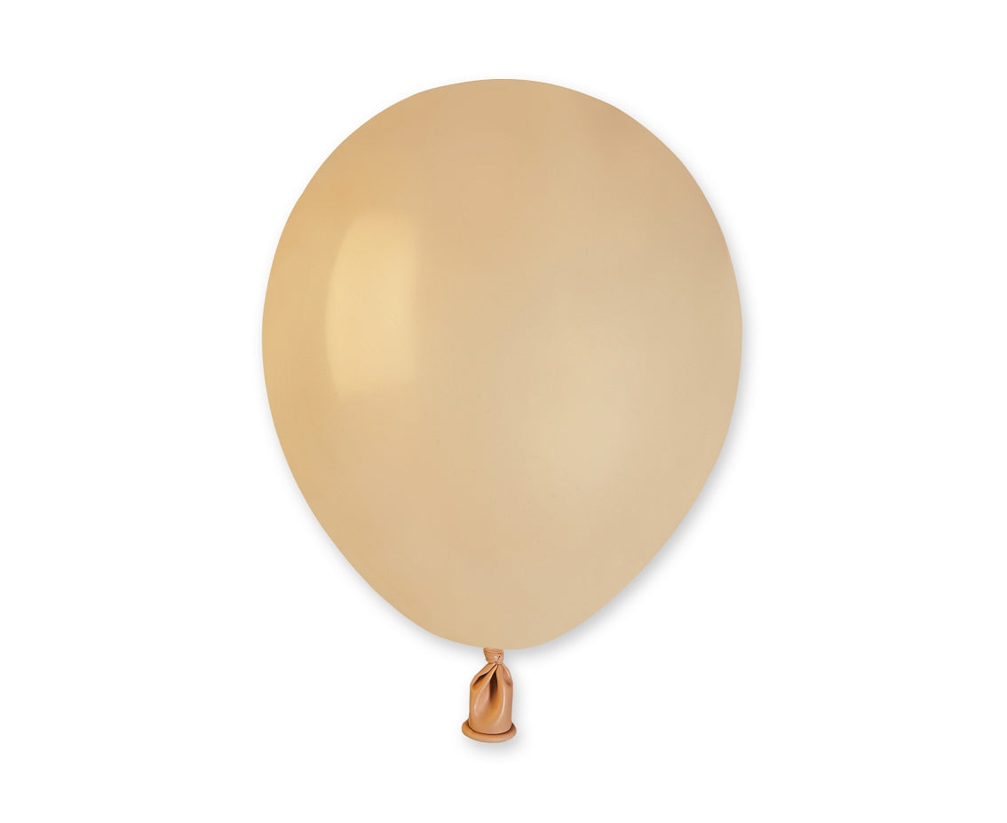 Gemar latex balloons, flesh-coloured/ nude, 5"/ 13 cm, 100 pcs Gemar