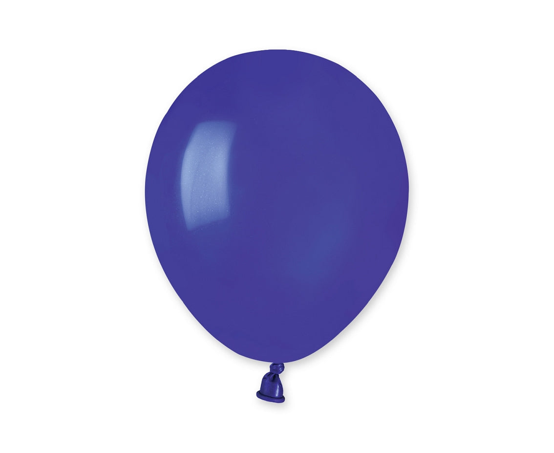 Gemar latex balloons, navy blue, 5"/ 13 cm, 100 pcs Gemar