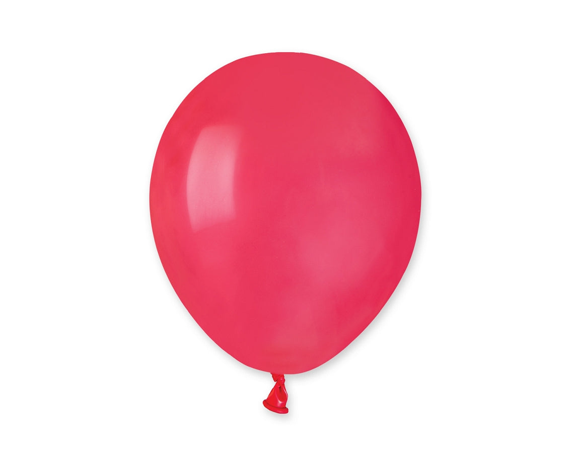 Gemar latex balloons, red, 5"/ 13 cm, 100 pcs Gemar