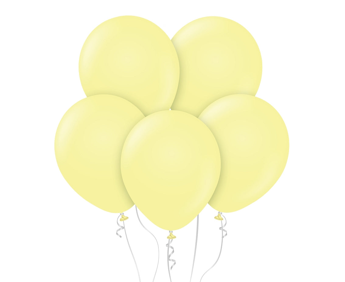 Beauty&Charm Balloons 30cm, Yellow Macarons, 50 pcs Godan