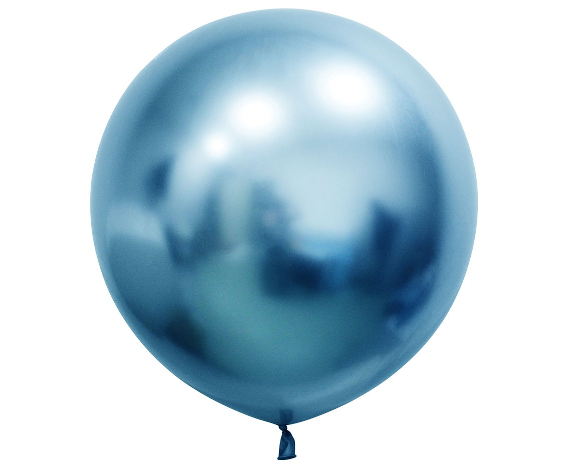 Beauty & Charm latex balloons, platinum, blue, 24"/ 61 cm, 2 pcs. Godan