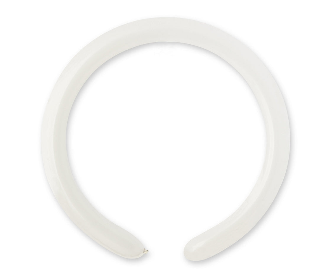 Gemar Modelling balloons, D4, White, 100 pcs Gemar