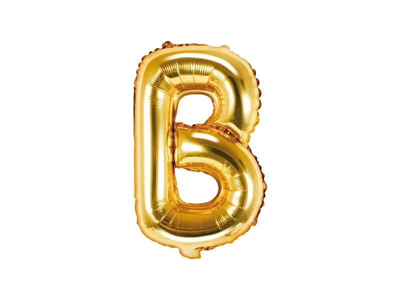 Balão Foil Letra ''B'', 35cm, dourado