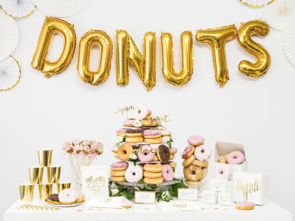 Foil Balloon Letter ''Y'', 35cm, gold Partydeco