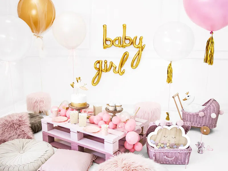 Foil Balloons Letters Girl Gold 77 x 70 cm Inflatable Decor