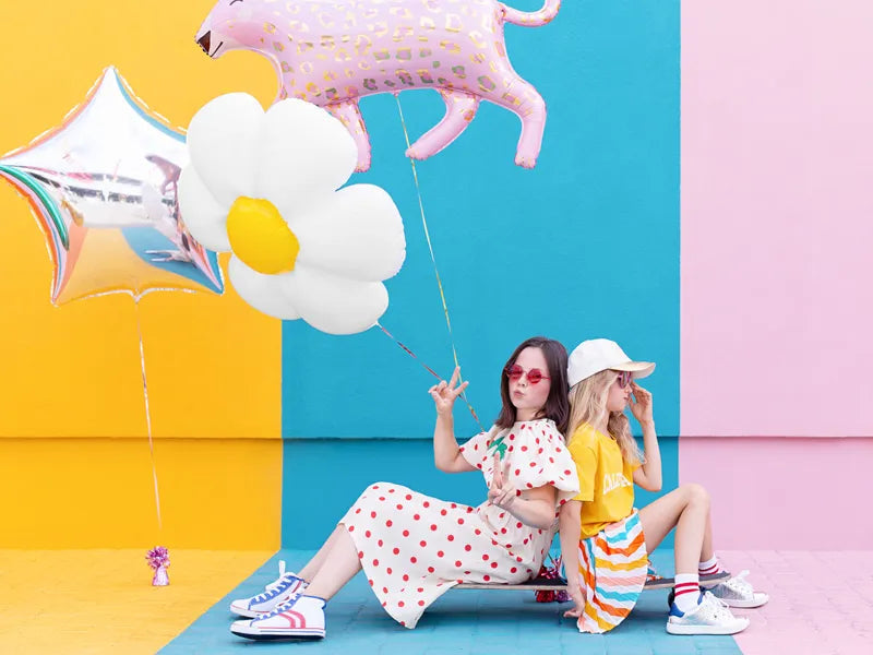 Foil Balloon Star, Silver, 28" / 70 cm Partydeco