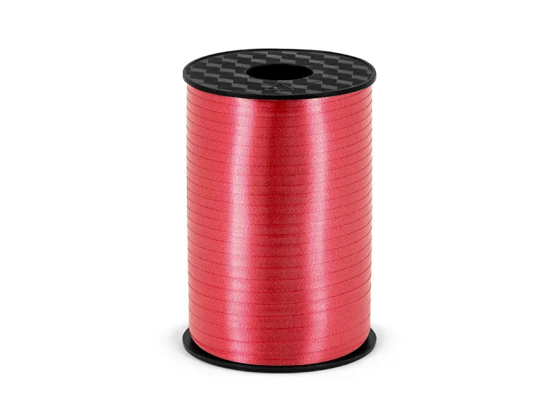 Plastic Curling Ribbon, red, 225 m Partydeco