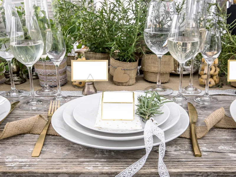 Paper boxes white, 6x3.5x5.5 cm, 10 pcs Partydeco