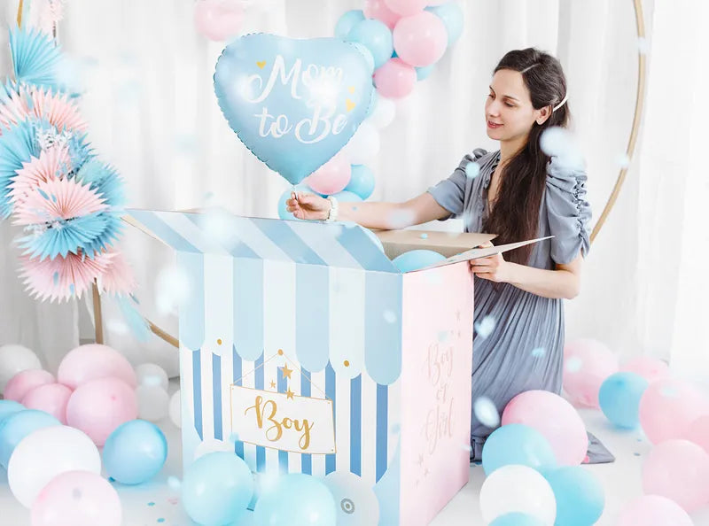 Strong Balloons 27 cm, Pastel Baby Blue, 100 pcs Partydeco