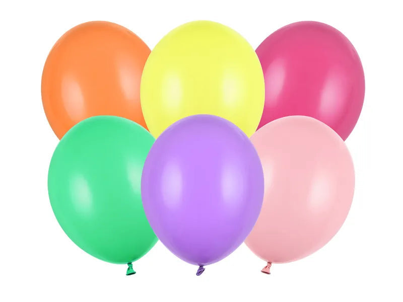 Bulk pastel balloons 30 cm pack of 100 strong latex party balloons