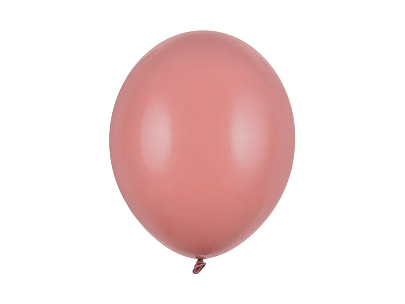Balões Fortes 30cm, Rosa Selvagem Pastel, 100 unidades