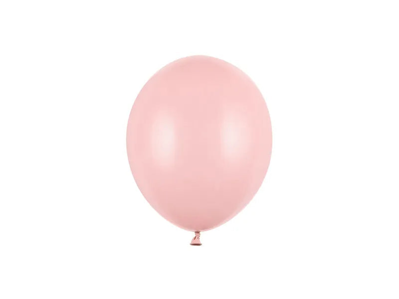 Strong balloons, pale pink, 5"/ 12 cm, 100 pcs Partydeco