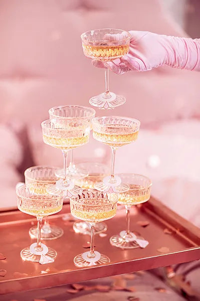 Drink tags Diamonds, 4x6.5 cm, 10 pcs Partydeco