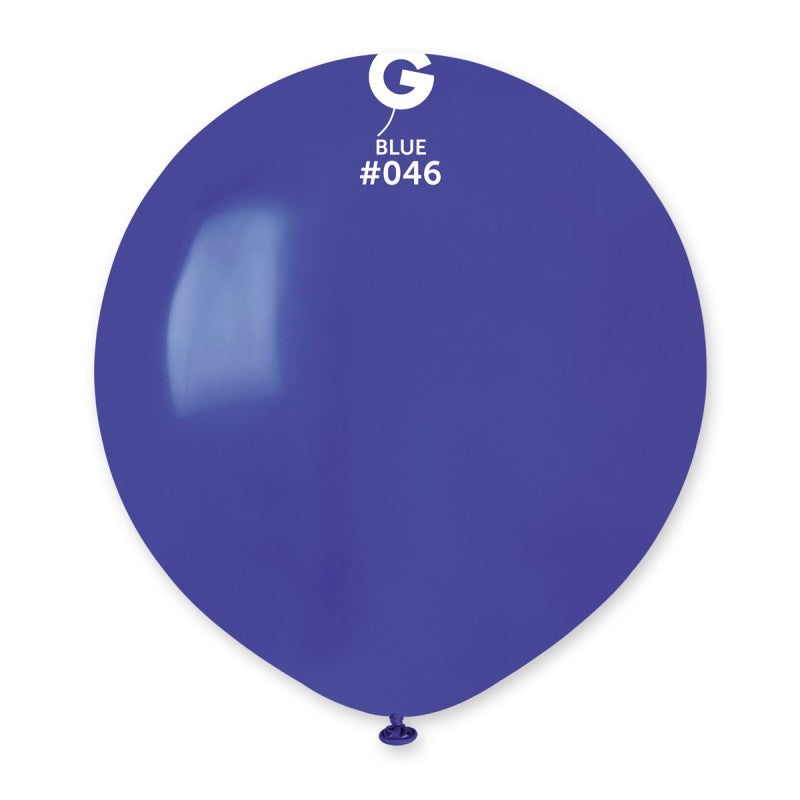 Pastel dark blue 48cm latex balloon 50 pack