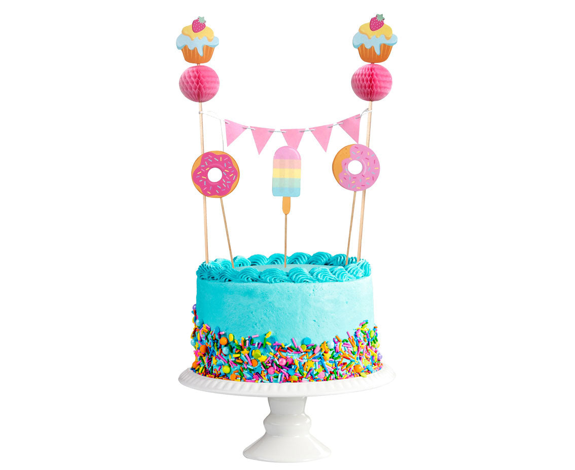 Cake topper Sweet Cookies, paper, 4 elements