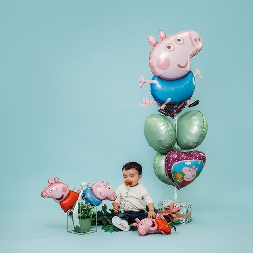 Foil Balloon Peppa Pig, George, 37" / 94 cm
