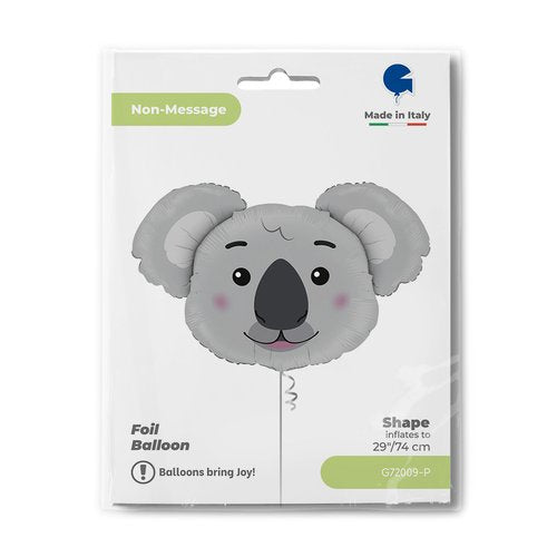 Foil Balloon Koala, 29" / 76x42 cm Grabo