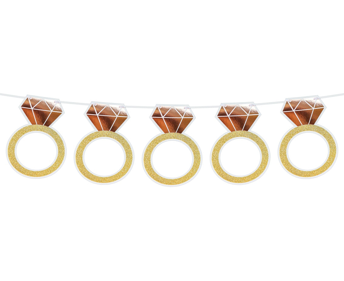 Guirnalda de papel Anillo, 160 cm
