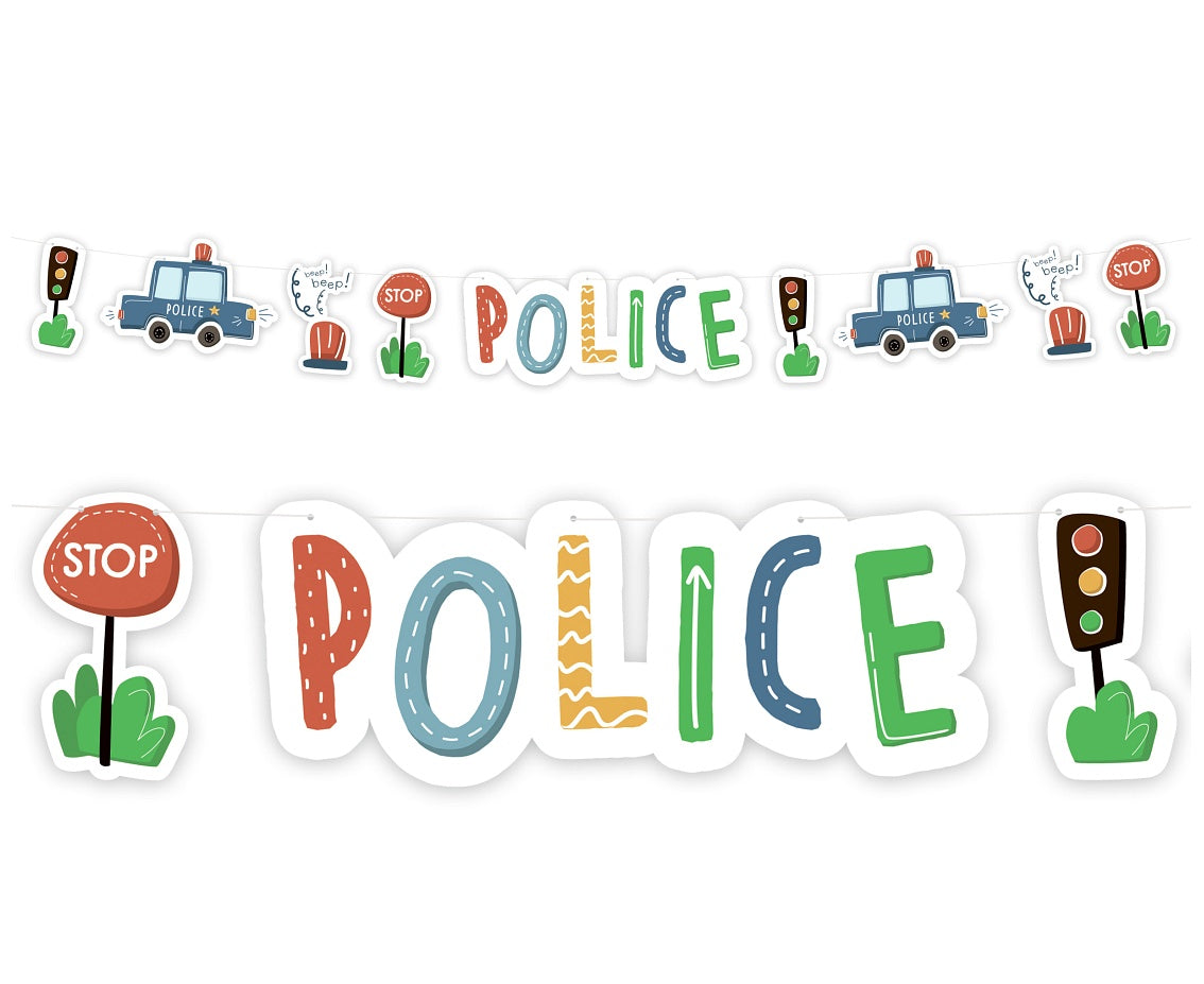Paper garland Police, 300 x 15 cm Godan